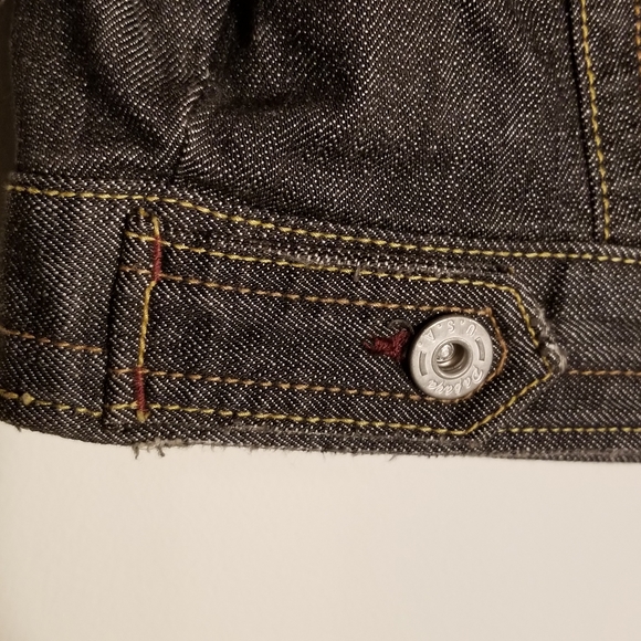 Papaya Cropped frey Denim Jacket - Picture 3 of 7